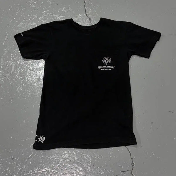 [BUNJANG] Chrome Hearts Los Angeles Pocket Black T-Shirt / 크롬하츠(ChromeHearts) 로스엔젤레스 포켓 블랙 티셔츠
