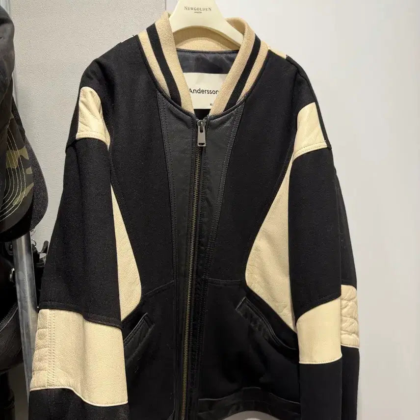 [BUNJANG] Andersson Bell Motorcycle Varsity Jacket / [XL]앤더슨벨 모터사이클 바시티 자켓