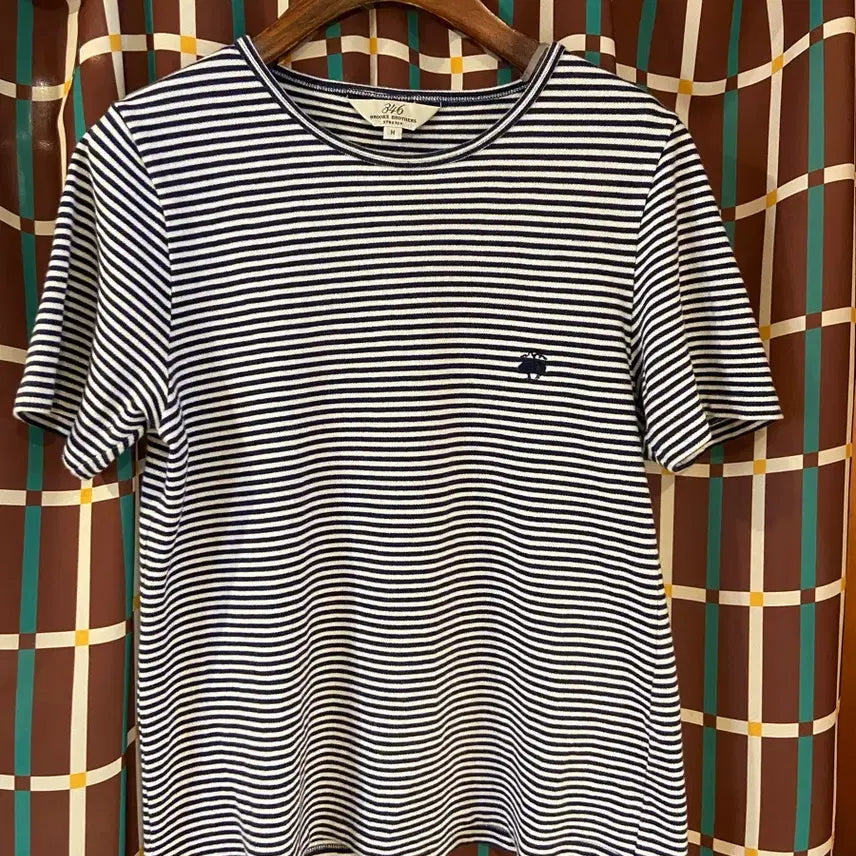 [BUNJANG] Brooks Brothers Striped Short Sleeve T-Shirt / 브룩스브라더스 스트라이프 반팔티