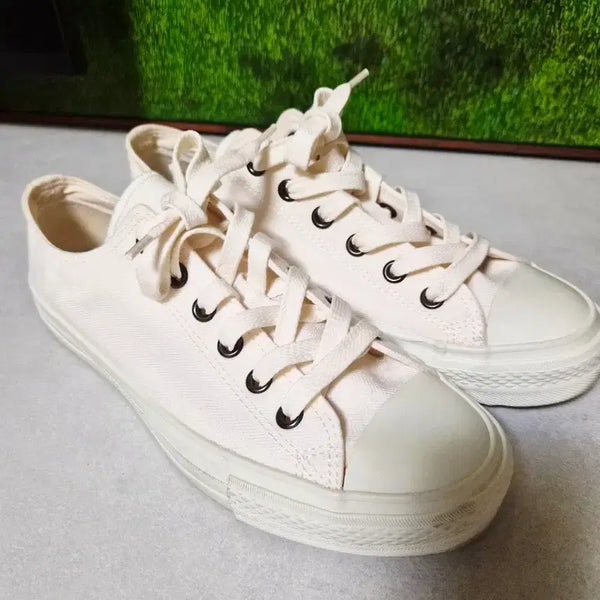 [BUNJANG] Joseph Abboud Canvas Low-Top Sneakers / [1회 사용] 조셉 압부드 캔버스 로우탑 스니커즈