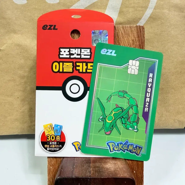 [BUNJANG] CU X Pokemon Rayquaza Izle Transit Card / [CU X 포켓몬] 포켓몬 이즐 교통카드 레쿠쟈