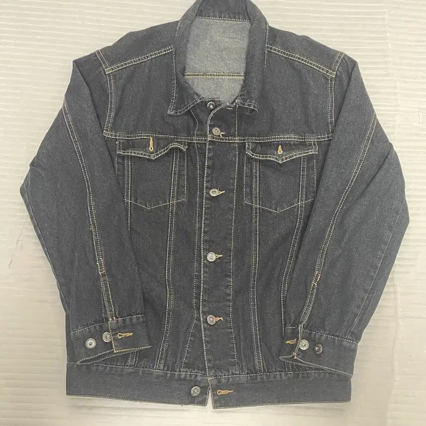 [BUNJANG] Castro Black Denim Jacket / 카스트로 흑청 데님 자켓