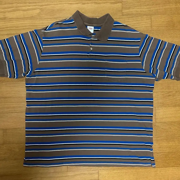 [BUNJANG] Pierce Blackout Pique Tee / 피어스 블랙아웃 보더 피케티