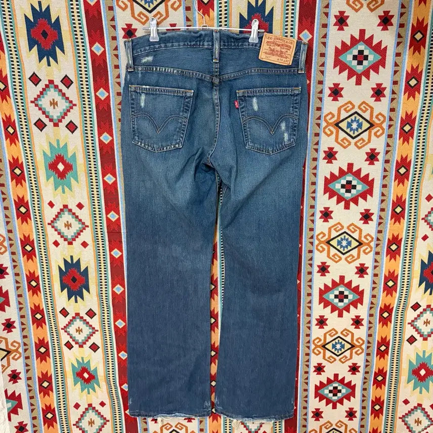 [BUNJANG] Levi's 527 Low Bootcut Denim Jeans W34 L32 / 리바이스 527 로우부츠컷 데님 청바지 W34 L32