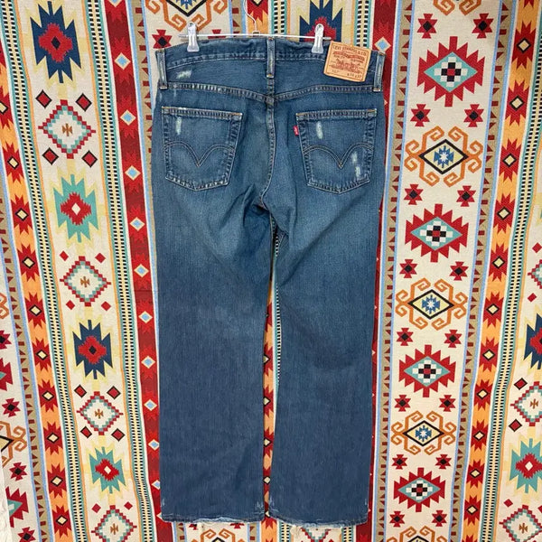 [BUNJANG] Levi's 527 Low Bootcut Denim Jeans W34 L32 / 리바이스 527 로우부츠컷 데님 청바지 W34 L32