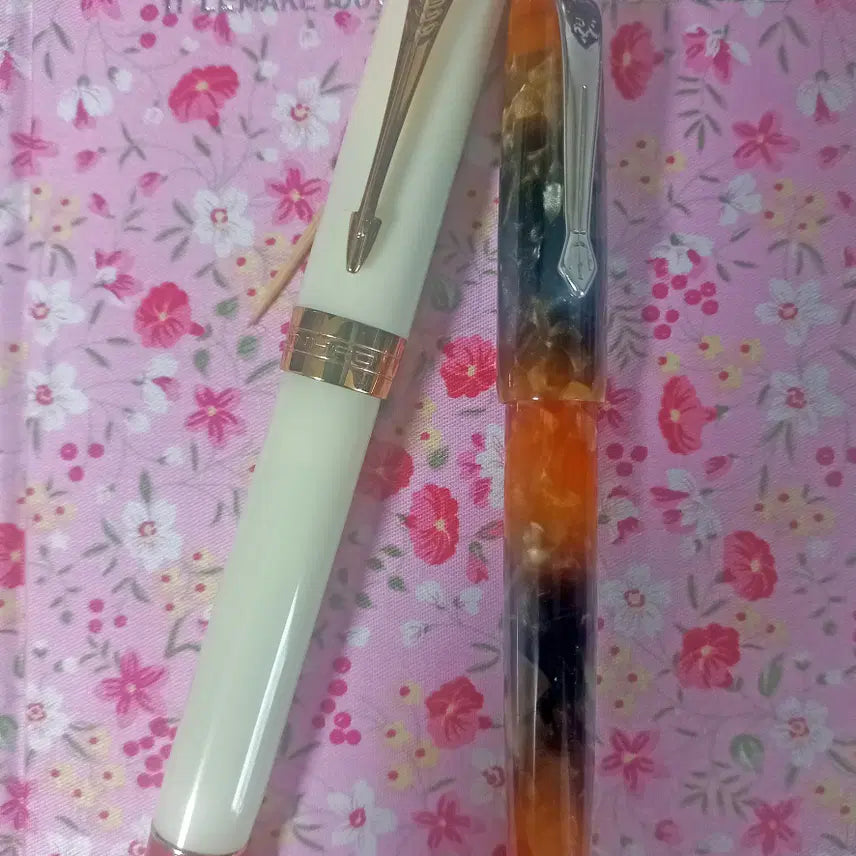 [BUNJANG] Jinhao Centennial 100 Fountain Pen (M Nib/Heart Beat Nib) & Vintage Model (F Nib) Bundle Set / 진하오 만년필 2종 일괄 / JINHAO