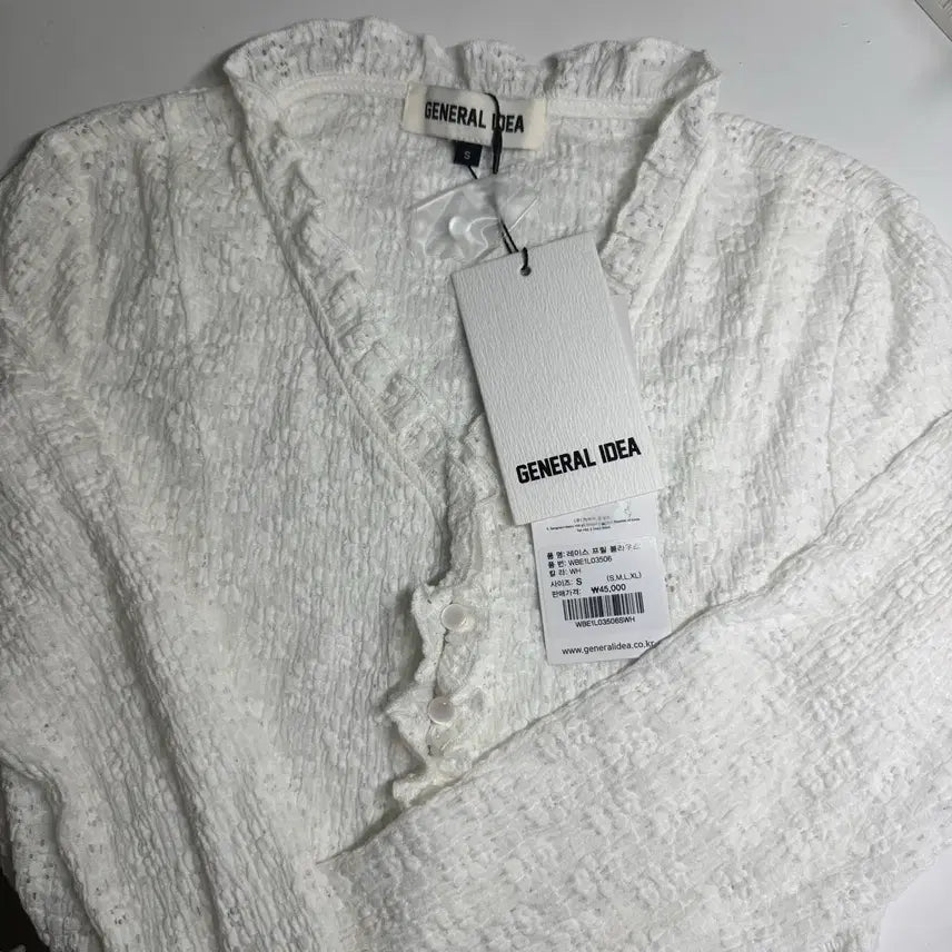 [BUNJANG] General Idea Blouse / 제네럴아이디어 블라우스 (새상품)