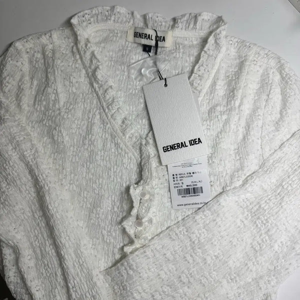 [BUNJANG] General Idea Blouse / 제네럴아이디어 블라우스 (새상품)