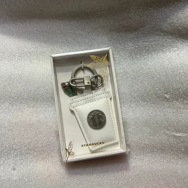 [BUNJANG] Starbucks Thailand White Cup Keychain / 스타벅스 태국 화이트컵 키링 키체인 열쇠고리