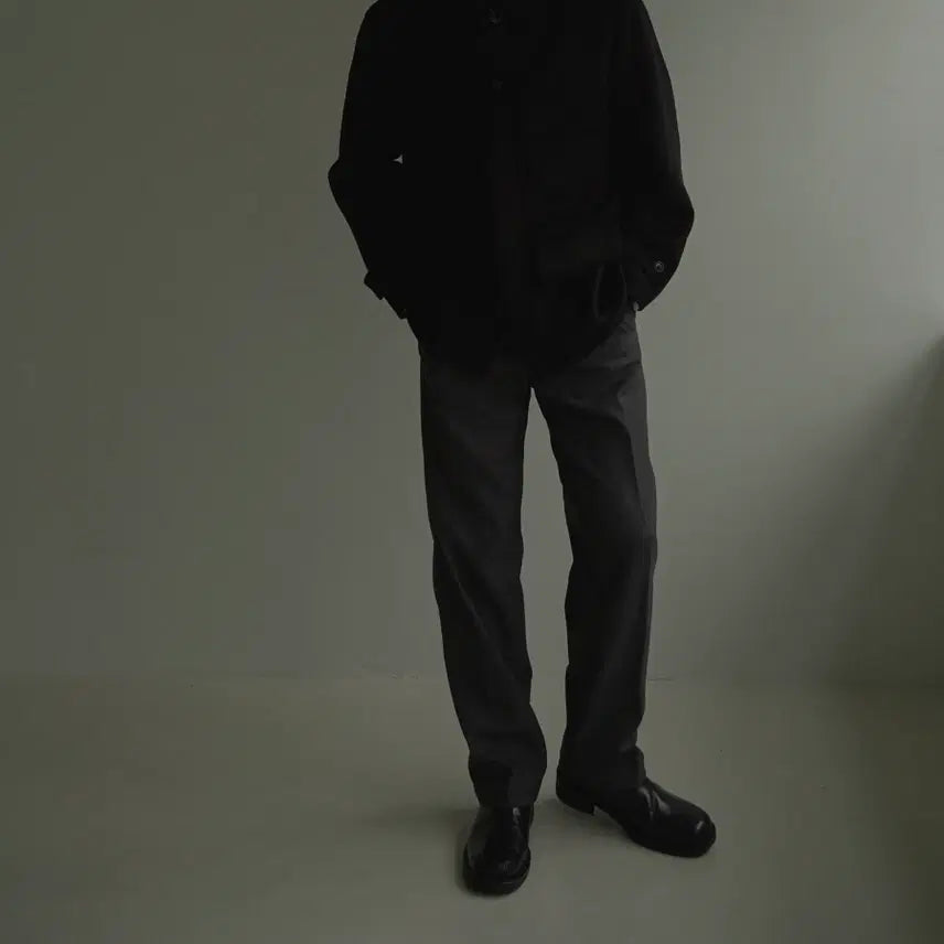 [BUNJANG] Siiido 21FW Black Wool Half Coat / [L] siiiido 21FW 블랙 울 하프 코트