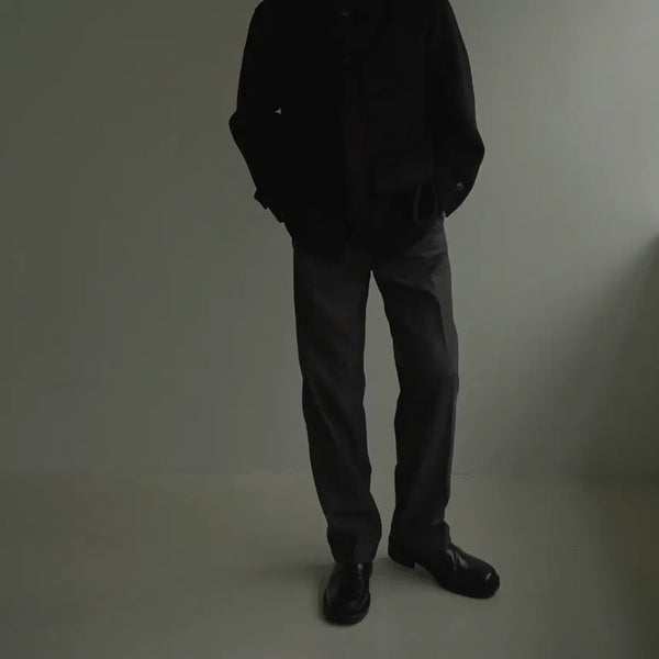 [BUNJANG] Siiido 21FW Black Wool Half Coat / [L] siiiido 21FW 블랙 울 하프 코트