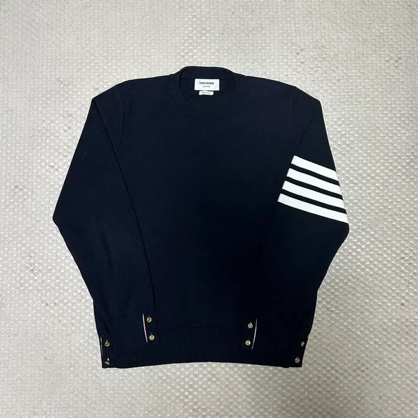 [BUNJANG] Thom Browne 4-Bar Milano Stitch Gold Button Knit Size 4 / [A/4] 톰브라운 4-바 밀라노스티치 금장 니트