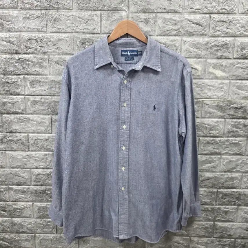 [BUNJANG] Polo Ralph Lauren Blue Cotton Shirt Size 110 / 폴로 랄프로렌 셔츠 블루  사이즈 110 상태양호