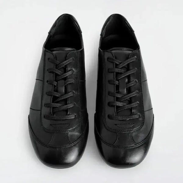 [BUNJANG] COS Leather Trainers Black Size 43 / COS 레더 트레이너 43