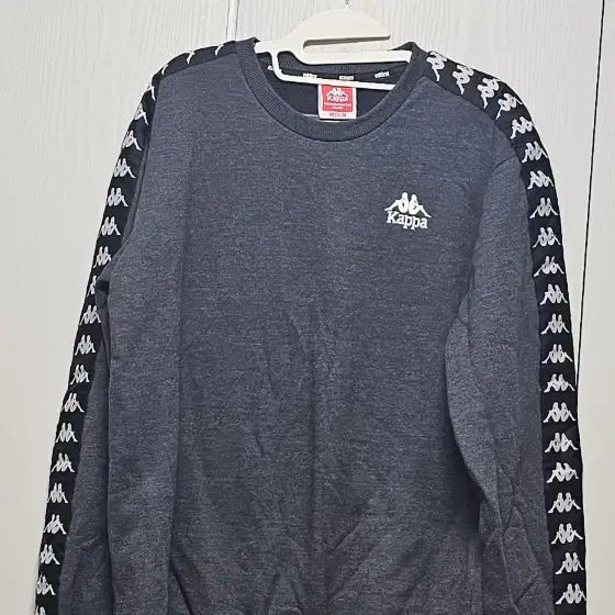 [BUNJANG] Kappa Grey Fleece Sweatshirt M / 카파 그레이 기모  맨투맨