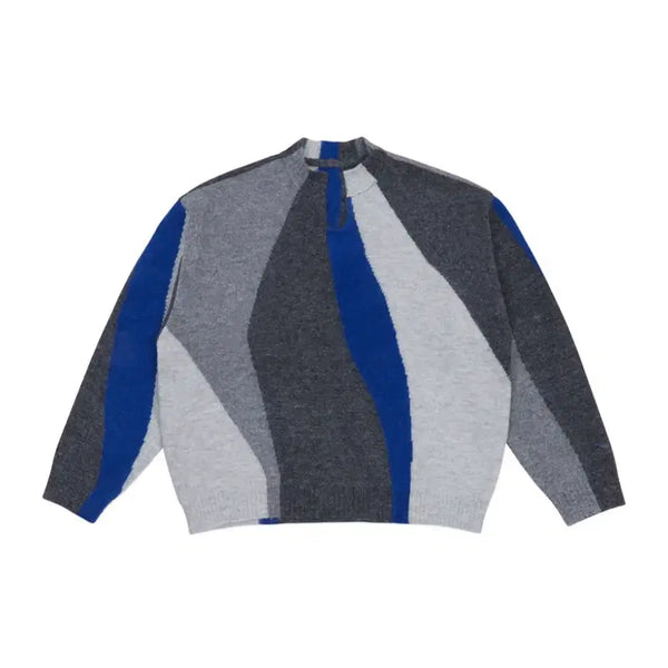 [BUNJANG] Ader Error Batia Knit Blue XL / 아더에러 바티아 니트 XL (Batia knit Blue)