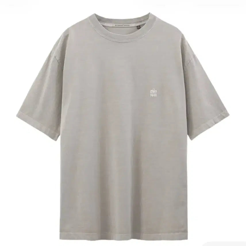 [BUNJANG] HumanIndex Ecru Grey Short-Sleeve T-Shirt / 3) 휴먼인덱스 에크루 그레이 반팔 티셔츠