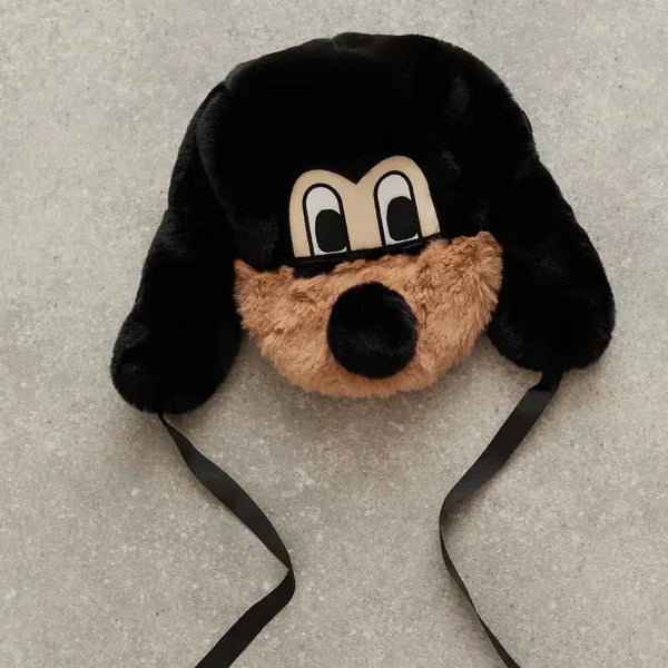 [BUNJANG] Lazy Oaf Goofy Earflap Trapper Hat / lazy oaf 레이지 오프 트래퍼 햇 퍼 구피 귀달이 모자 방한 겨울 군밤장수 펑크 갸루