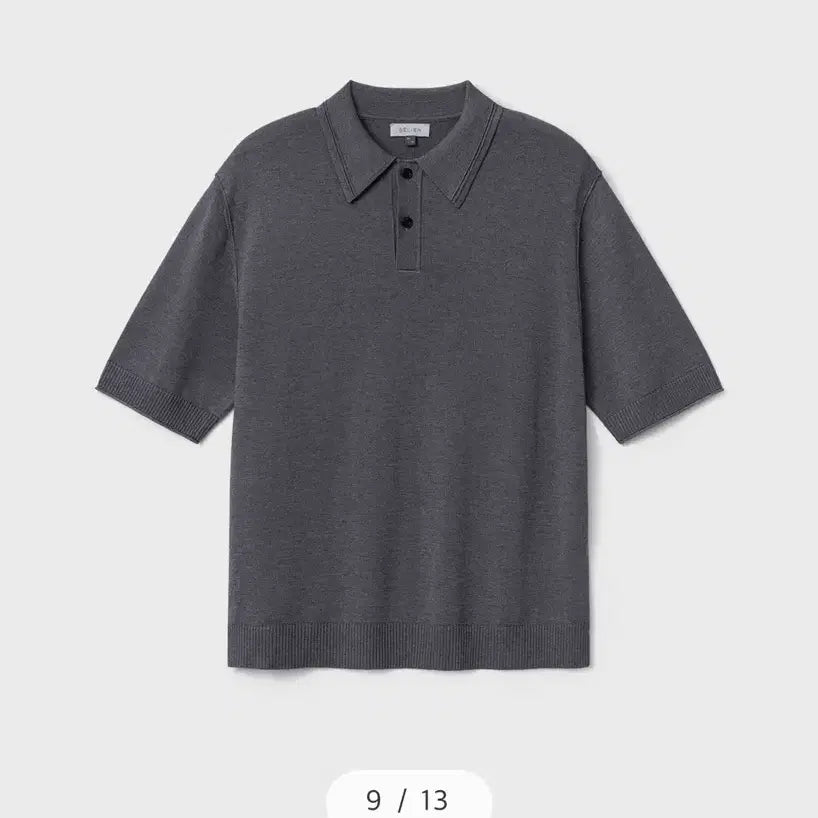 [BUNJANG] Vellie Summer Wool City Polo Grey 5 (105) / 벨리에 썸머 울 시티 폴로 그레이