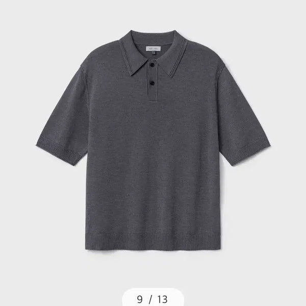 [BUNJANG] Vellie Summer Wool City Polo Grey 5 (105) / 벨리에 썸머 울 시티 폴로 그레이