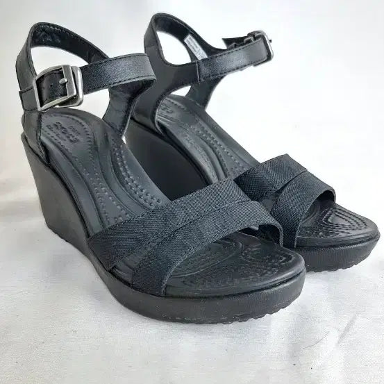 [BUNJANG] Crocs Wedge Heel Sandals (225mm) / 225 크록스 웨지힐 샌들 샌달