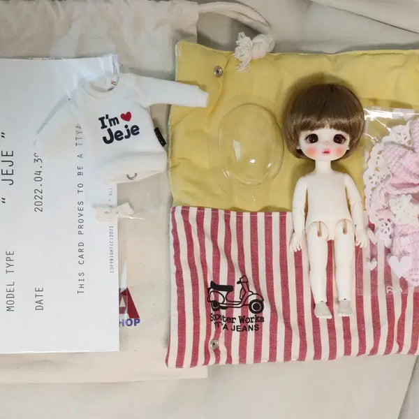[BUNJANG] TITIYA Jeje Pocket Whitewash Ball-jointed Doll / 티티야 제제 포켓 미백 구체관절인형 구관