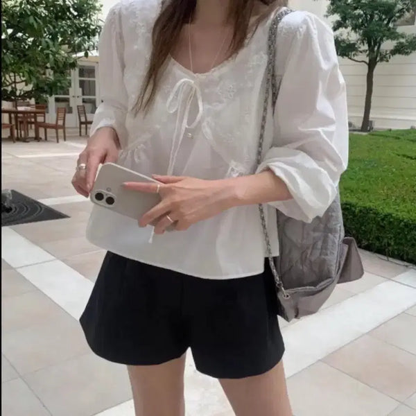 [BUNJANG] Melounge Flare Half Pants Shorts (Black, Size S) / 멜라운지 플레어 반팬츠 반바지s (새상품)