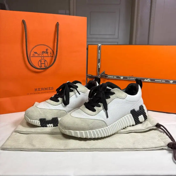 [BUNJANG] Hermès 23SS Bouncing Sport Suede Sneakers - Size 35.5 / { 35.5 / 풀구성 / 23SS } 에르메스 바운싱 스포츠 스웨이드 스니커즈