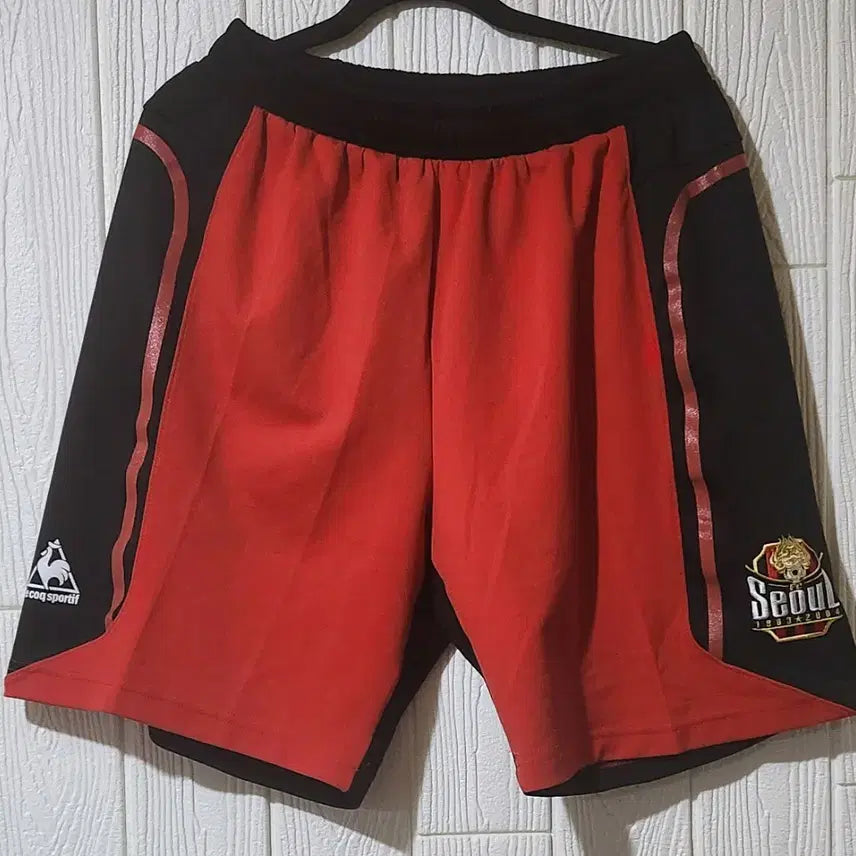 [BUNJANG] Le Coq Sportif FC Seoul Player Issued Training Shorts / 르꼬끄 FC서울 선수지급용 트레이닝 반바지 숏츠