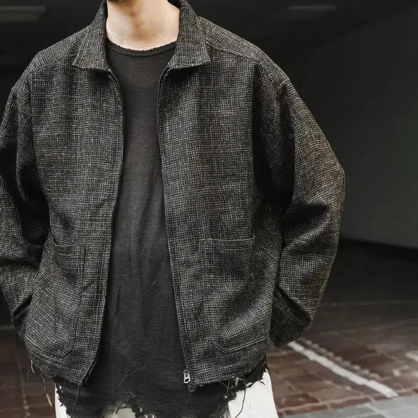 [BUNJANG] ANCELLM Tweed Jacket Brown Size 2 / 안셀름 (ANCELLM) 트위드 자켓2사이즈 브라운
