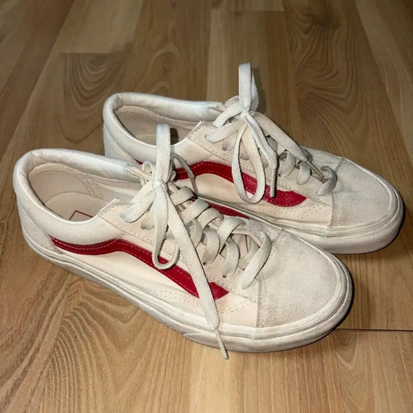 [BUNJANG] Vans Style 36 Marshmallow Racing Red (230mm) / 반스 스타일 36 마쉬멜로우 레이싱 레드 230