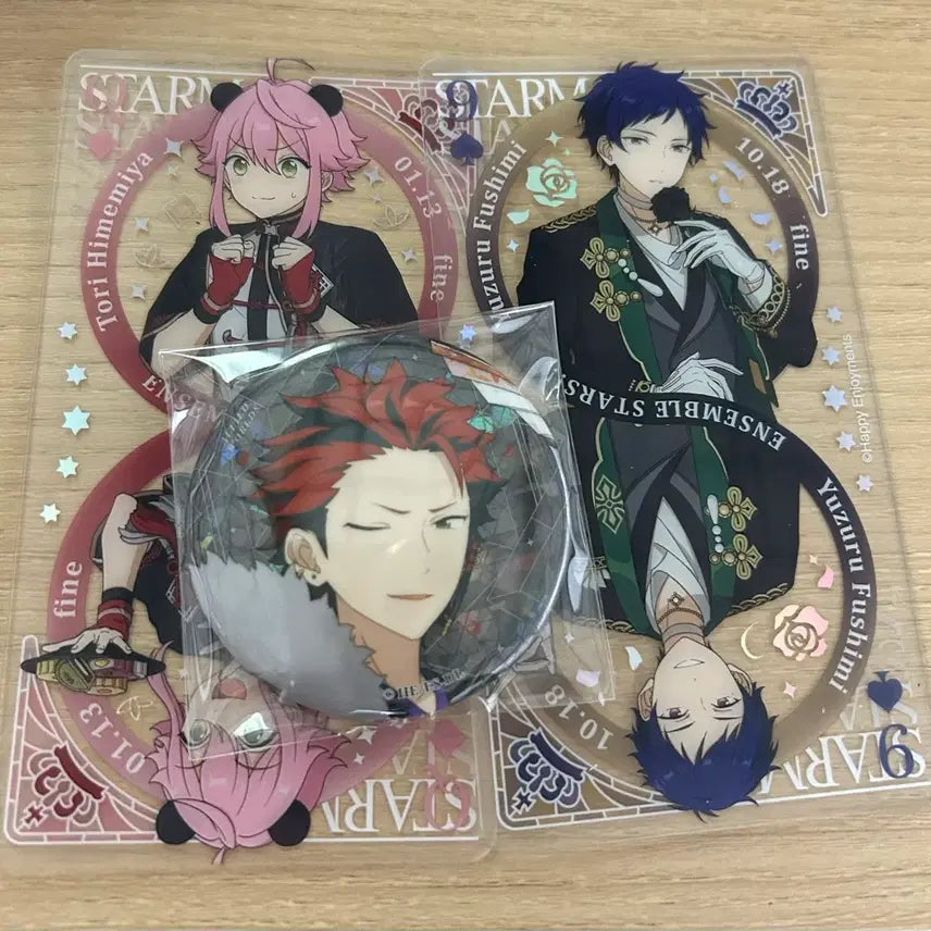[BUNJANG] Ensemble Stars! Bundle Set Acrylic Stands & Badges / 앙스타 굿즈 일괄