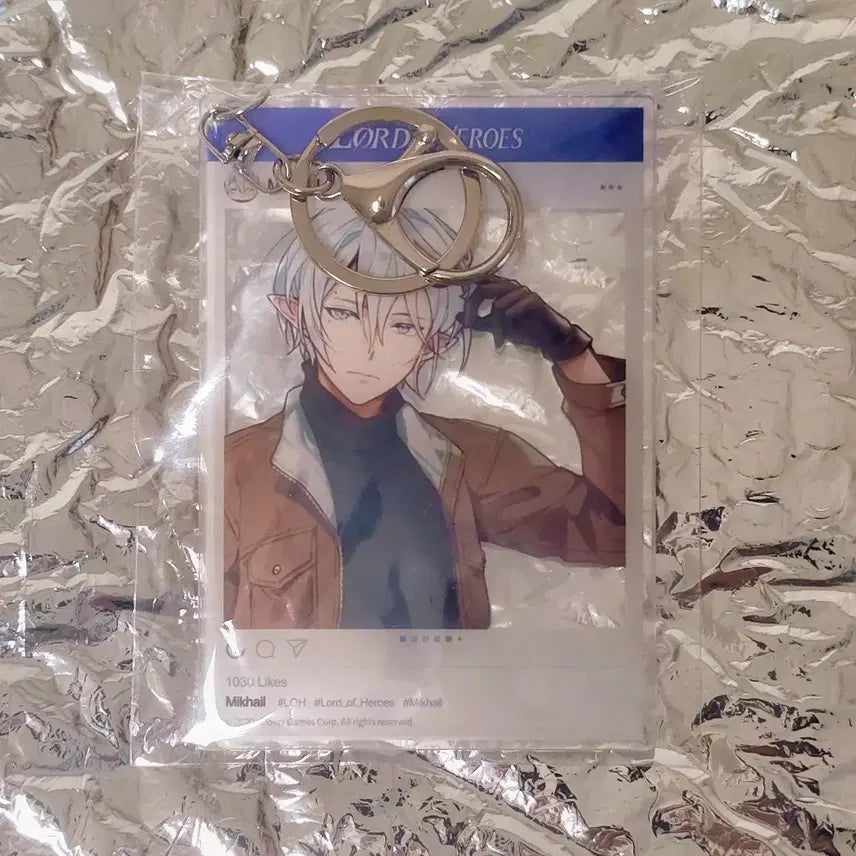 [BUNJANG] Lord of Heroes Mikhail Costume Keyring (Unopened) / (tt)미하일 코스튬 키링 (비닐 미제거) 로드오브히어로즈 로오히