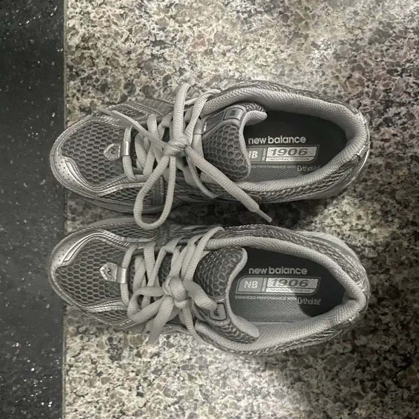 [BUNJANG] New Balance 1906R Harbor Gray Silver Metallic Sneakers / 뉴발란스 1906R 하버 그레이 실버 메탈릭