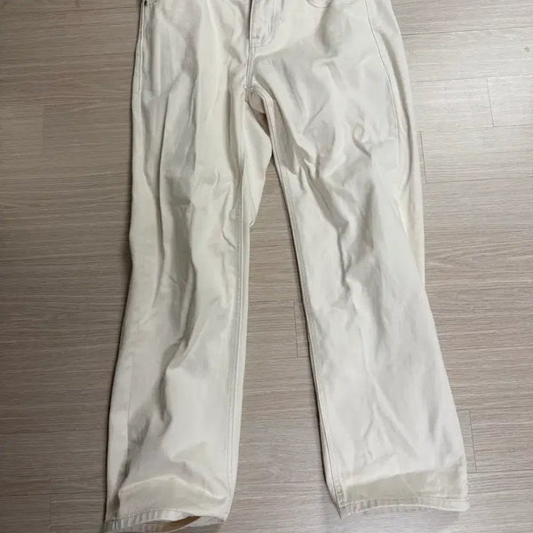 [BUNJANG] Musinsa Standard Straight Denim Pants Cream 32 / 무신사 스탠다드 스트레이트 데님 팬츠 크림 32