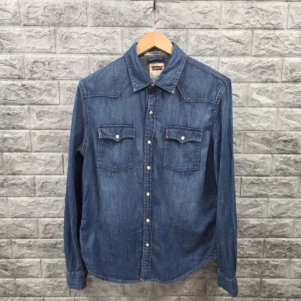 [BUNJANG] Levi's Denim Shirt / 리바이스 데님 셔츠 청남방  사이즈 95