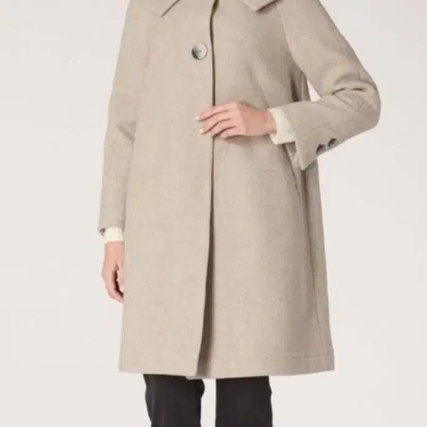 [BUNJANG] Sohn Jung Wan Feminine Collar A-Line Wool Coat Size 55 / 손정완 페미닌카라 A라인 울 코트. 55