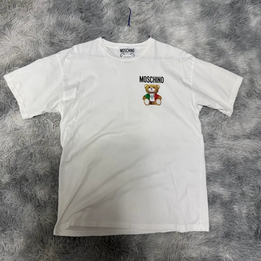 [BUNJANG] Moschino Couture Teddy Bear Short Sleeve T-Shirt / 21fw 모스키노 꾸뛰르 곰돌이   반팔티