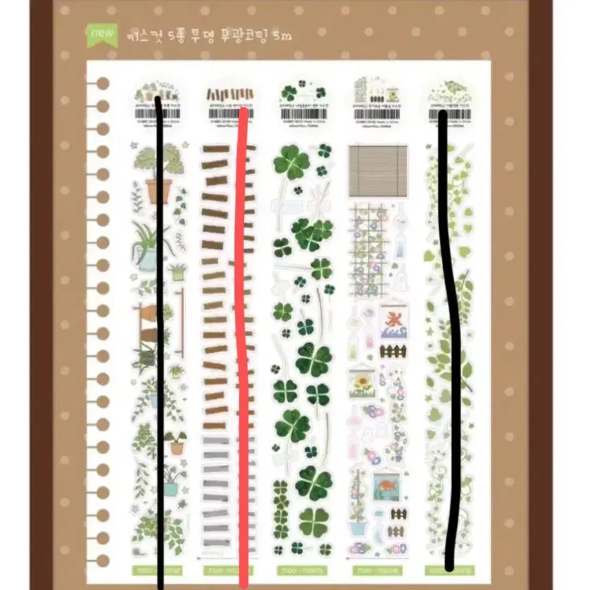[BUNJANG] Komame Ringo Kiss Cut Stickers (Bulk) / 코마메링고 키스컷 소분