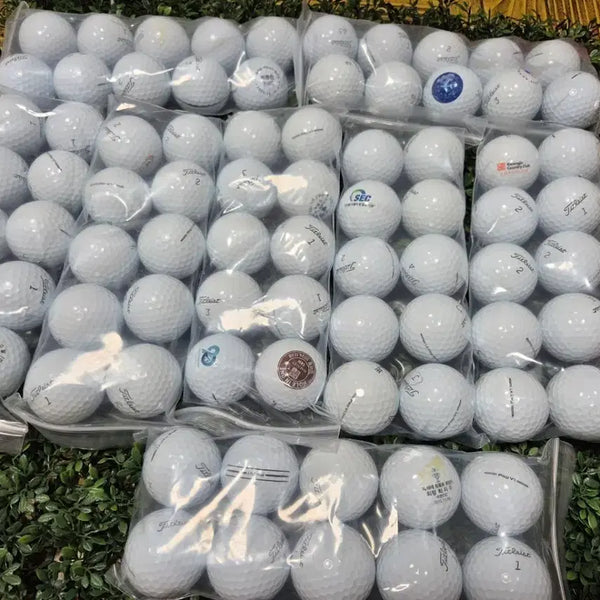 [BUNJANG] Titleist Pro V1 Used Golf Balls (80-count) with Printed Balls / 타이틀리스트 v1 3ps 80알 로스트볼 깔끄미 인쇄볼 포함