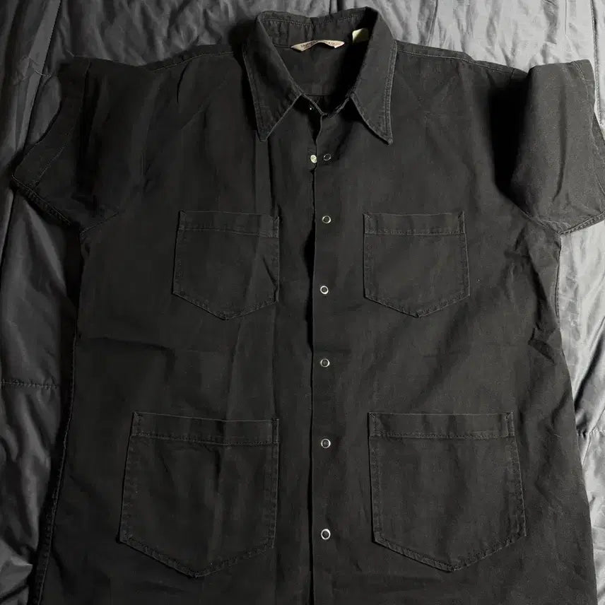 [BUNJANG] Uniform Bridge Western Short Sleeve Shirt XL / 유니폼 브릿지 웨스턴 반팔 셔츠 XL