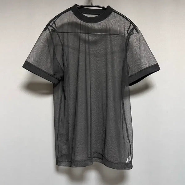 [BUNJANG] Clutoo Layered Ringer T-Shirt Black / 클루투 레이어드 링거티 블랙