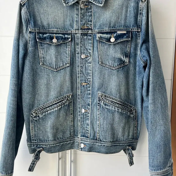 [BUNJANG] Dude Nine Fure Washed Denim Jacket L / 듀드나인 퓨에르 / 워싱 청자켓 데님자켓 /L