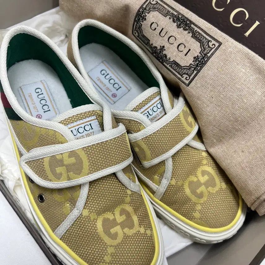 [BUNJANG] Gucci Tennis 1977 Velcro Sneakers (Size 36/230) / 구찌 테니스 1977 벨크로 스니커즈 36(230)