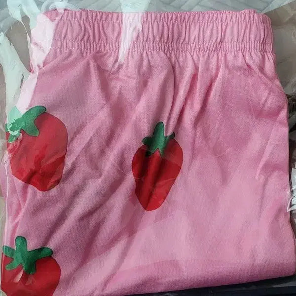 [BUNJANG] Gintoki Strawberry Pattern Pajama Pants / 긴토키 딸기바지