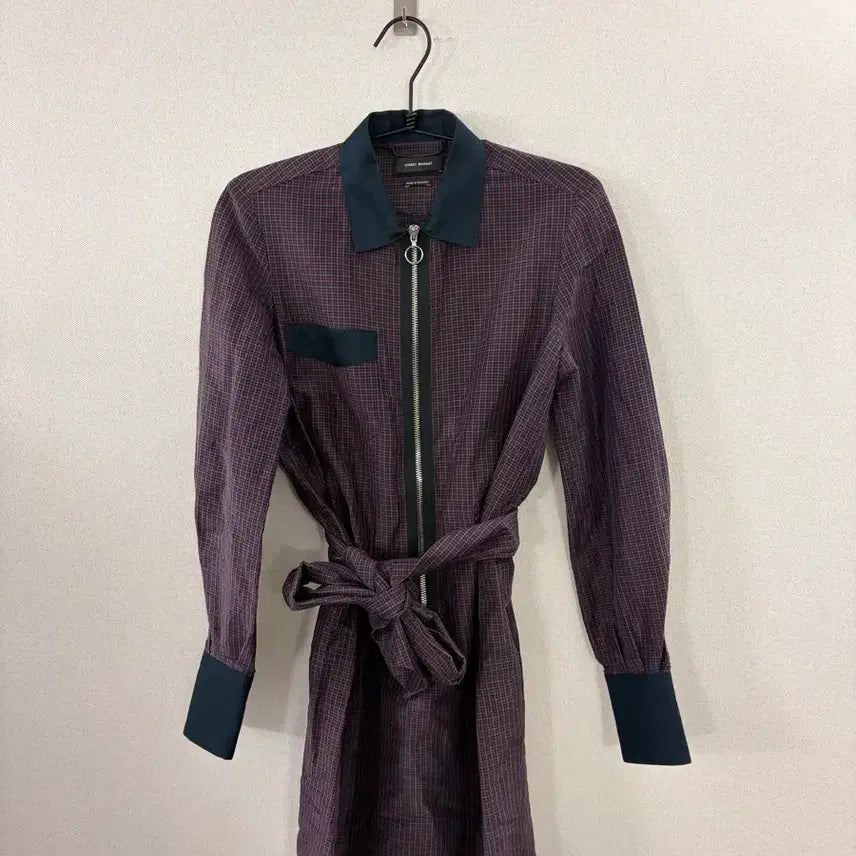 [BUNJANG] Isabel Marant Checked Shirt Dress Size 34 / 이자벨마랑 (ISABEL MARANT) 체크 셔츠 원피스 34