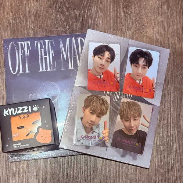 [BUNJANG] Kim Sung Kyu OFF THE MAP Album Lucky Draw Photocard Set with KyuGzzi Keyring / 규찌와 김성규 OFF THE MAP 앨범 미공포