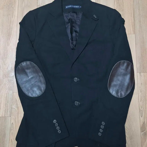 [BUNJANG] Polo Ralph Lauren Leather Patch Jacket / 폴로 랄프로렌 가죽패치 자켓(55-66)