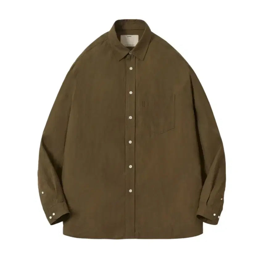 [BUNJANG] Pottery Linen Shirt Brown Size 2 / 포터리 린넨셔츠 브라운 2사이즈