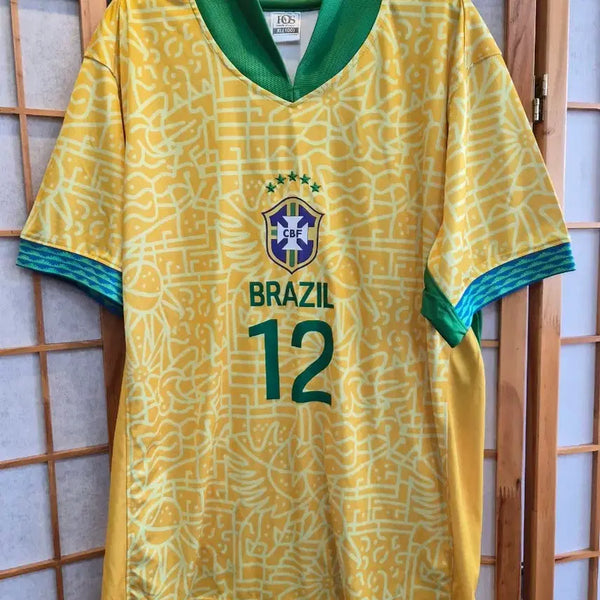 [BUNJANG] Brazil National Football Team Pele #10 Jersey (Size 100) / 브라질 축구 국가대표팀 유니폼 12번펠레티 100